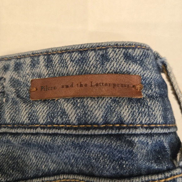 Pilcro and the letterpress Hyphen Raw Hem Jeans size 26 - Picture 11 of 16